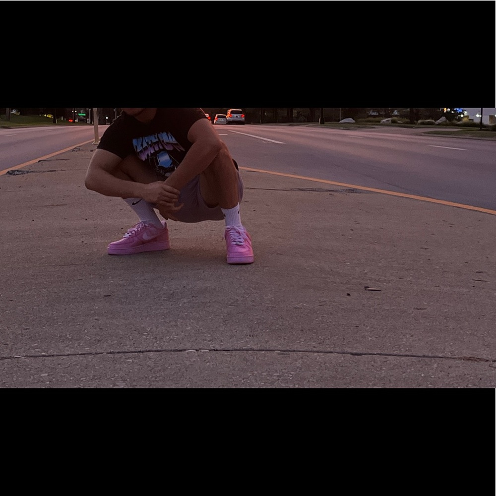 Custom shoes Pink